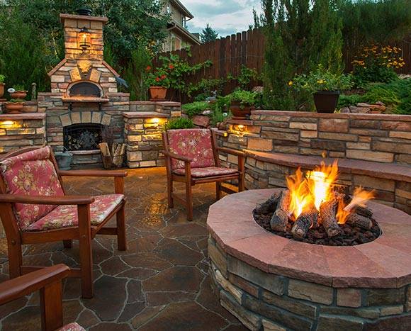 backyard fire pit