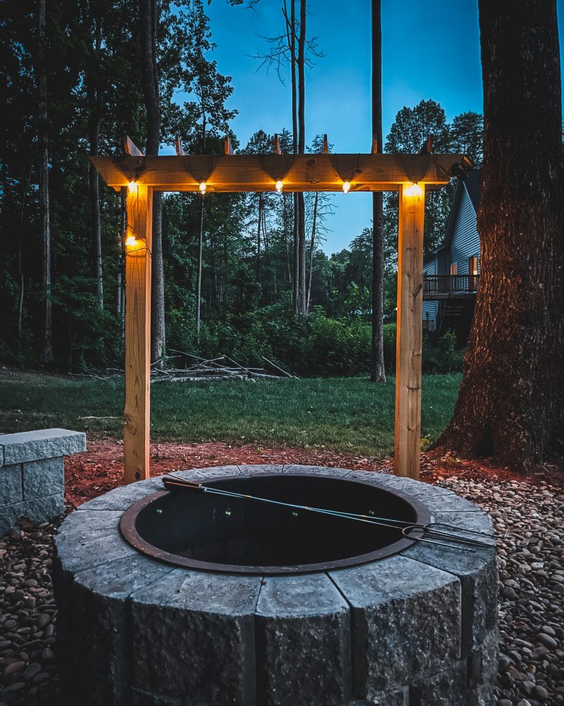 backyard firepit