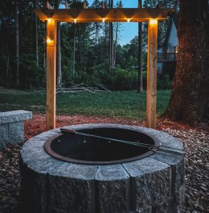 backyard firepit