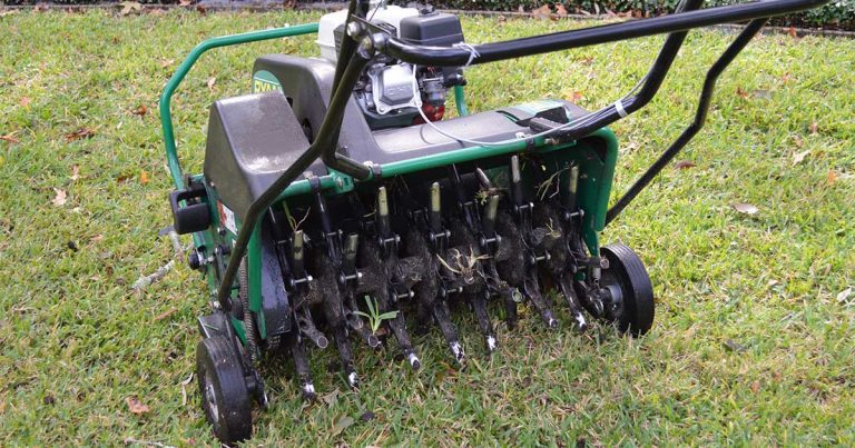 Core lawn aeration