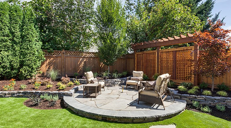 flagstone patio