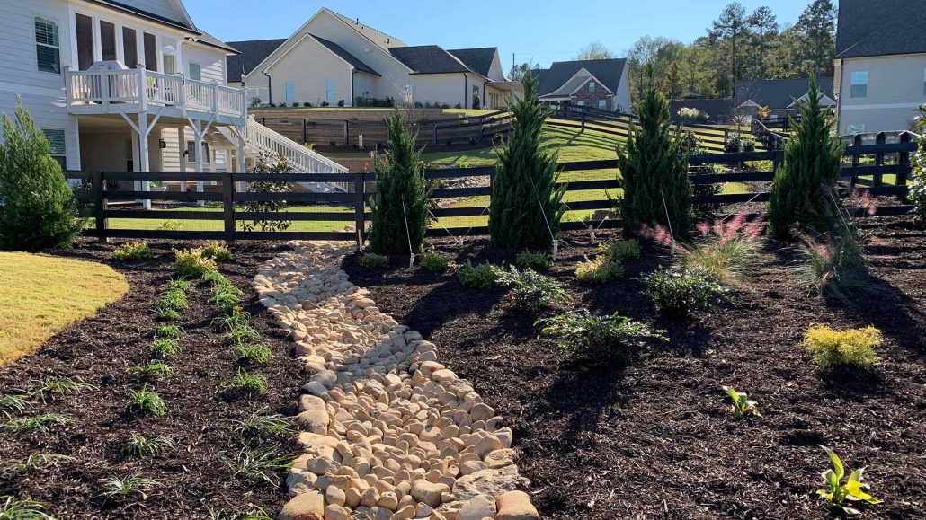 landscape dry creek bed