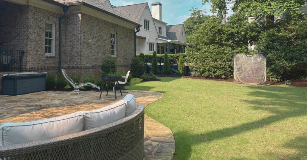 properly managed lawn